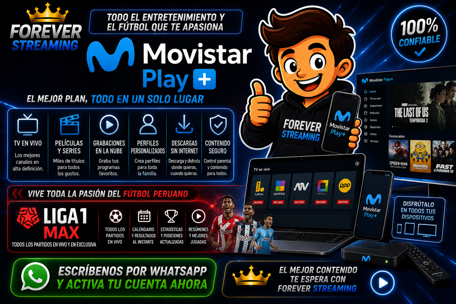 Movistar Play + Liga 1 Max